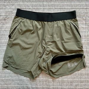 Ten Thousand Tactical Short - 5” inseam, OD Green color, lined